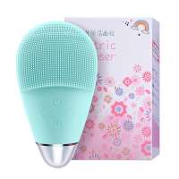 USB Rechargeable Skin Clean Silicone Face Brush Massage Face Scrubber