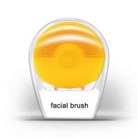 Popular Ultrasonic Face Washing Device Electric Waterproof USB Charging Facial Cleansing Brush