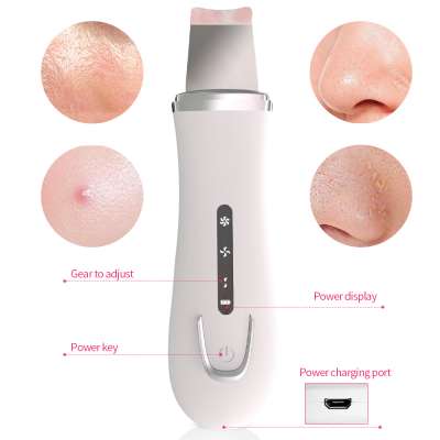 Portable Face Cleaner Pore Cleaning Facial Ultrasonic Skin Scrubber